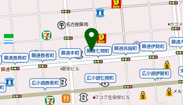 木曽路 錦店の地図画像