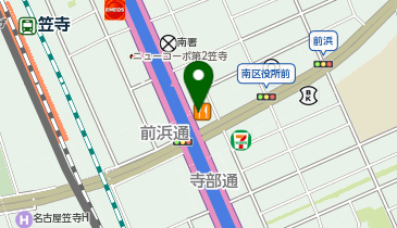 木曽路 笠寺店の地図画像