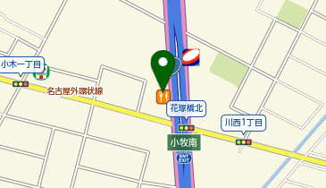 木曽路 小牧店の地図画像