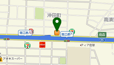 木曽路 畑江通店の地図画像