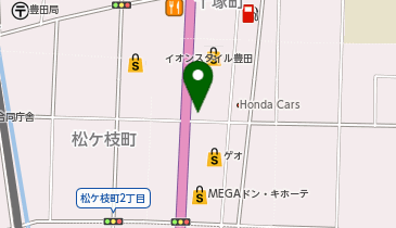 木曽路 豊田店の地図画像