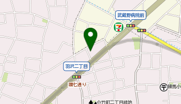 木曽路 環七小竹町店の地図画像