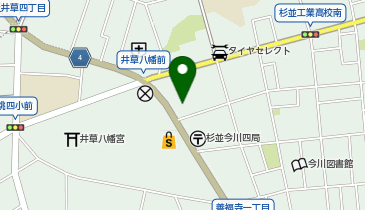 木曽路 善福寺店の地図画像