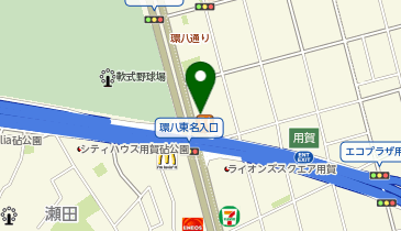 木曽路 用賀店の地図画像