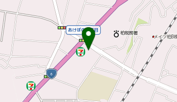 木曽路 柏店の地図画像