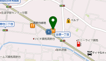 木曽路 谷原店の地図画像