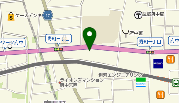 木曽路 府中店の地図画像