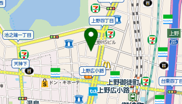 木曽路 上野店の地図画像
