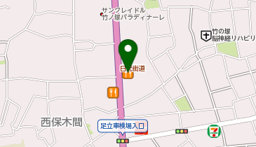 木曽路 竹の塚店の地図画像