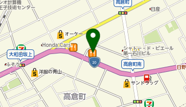 木曽路 八王子高倉店の地図画像