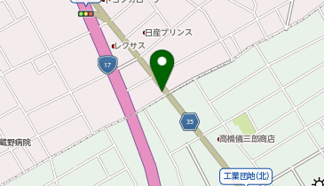 木曽路 上尾店の地図画像