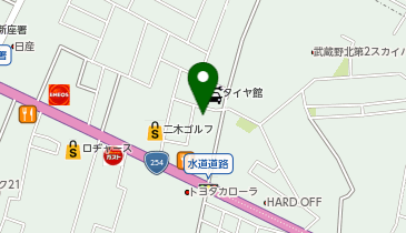 木曽路 新座店の地図画像