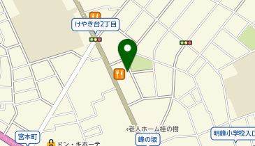 木曽路 所沢店の地図画像
