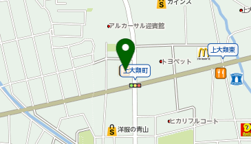 木曽路 高崎店の地図画像
