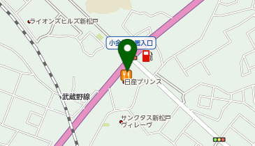 木曽路 新松戸店の地図画像