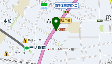 木曽路 南千住店の地図画像
