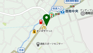 木曽路 港南中央店の地図画像