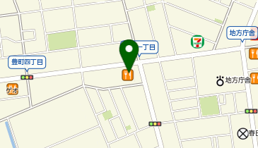 木曽路 春日部店の地図画像