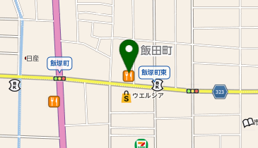 木曽路 太田店の地図画像