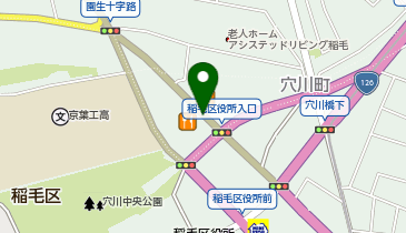 木曽路 稲毛穴川店の地図画像