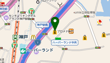 木曽路 神戸ハーバーランド店の地図画像