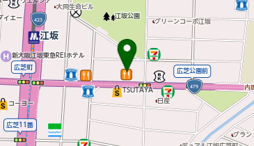 木曽路 江坂店の地図画像