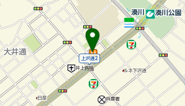 木曽路 湊川店の地図画像