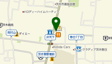 木曽路 茨木店の地図画像