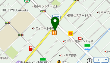 木曽路 博多駅南店の地図画像