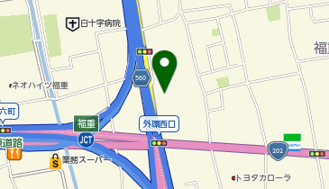 木曽路 福重店の地図画像