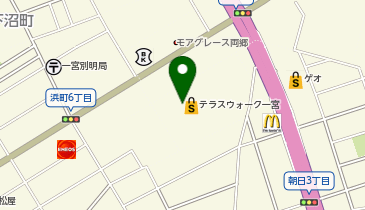 ファーストキッチン 一宮テラスウォークの地図画像
