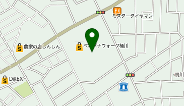 ファーストキッチン 桶川ベニバナウォークの地図画像