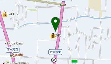 mandai(万代) 六万寺店の地図画像