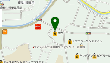 mandai(万代) 寝屋川宇谷店の地図画像