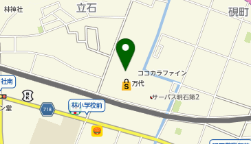 mandai(万代) 明石硯町店の地図画像