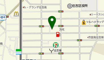 mandai(万代) 住吉沢之町店の地図画像