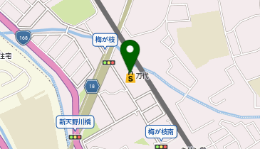 mandai(万代) 郡津店の地図画像