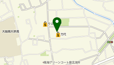 mandai(万代) 堺深井店の地図画像