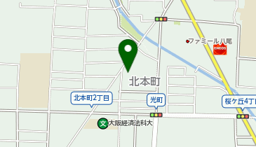 mandai(万代) 八尾店の地図画像