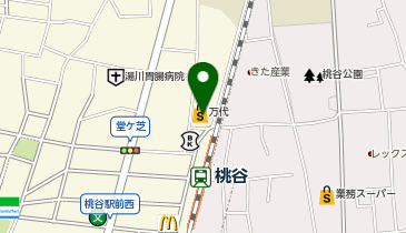 mandai(万代) 桃谷駅前店の地図画像