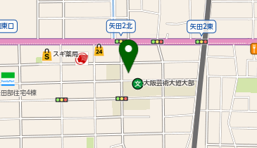 mandai(万代) 矢田店の地図画像