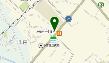 せんたくウサギ土生店の地図画像