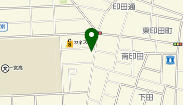 せんたくウサギ 一宮店の地図画像