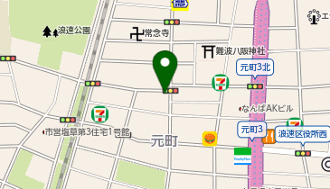 まちかどランドリー 元町三丁目店の地図画像