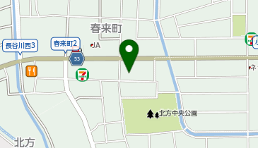 コインランドリー じんちゃん北方店の地図画像