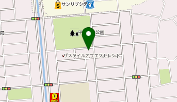 ひまわり 流団店の地図画像