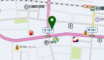 コインランドリー しらぬか店の地図画像