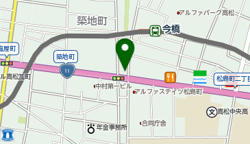 せんたくウサギ 高松店の地図画像