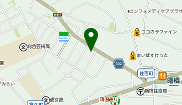 コインランドリー ポラリスの地図画像