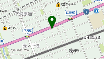 アクアランド大石店の地図画像